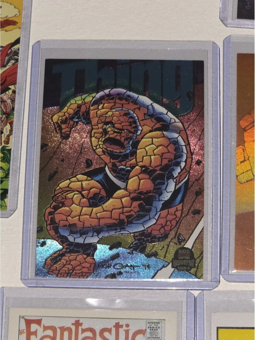 Marvel Fantastic Four Doctor Doom Relic Memorabilia PROMO & Chase Card Lot VTG +
